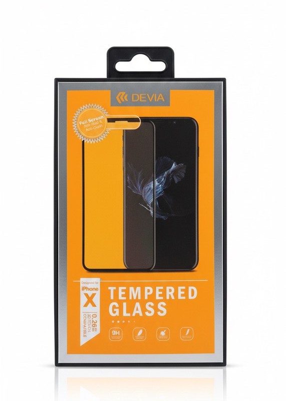 گلس ضد ضربه دیویا (De via)مناسب موبایل اپل iPhone X