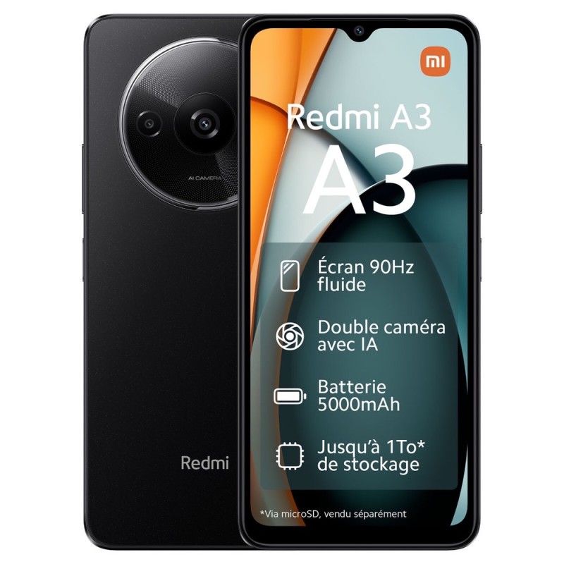 گوشی شیائومی Redmi A3 رجیستر‌شده دو سیم‌کارت 128 گیگابایت با رم 4 گیگابایت(نقدی)