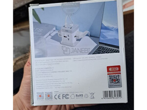قیمت چندراهی برق ایکس او Network Extender XO WL20 20W Square Socket 4AC +USB-A+1USB-C PD/QC 2m