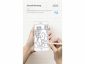 قلم نوری یوسامز مناسب برای آیپد USAMS US-ZB057 Active Touch Screen Capacitive Stylus Pen