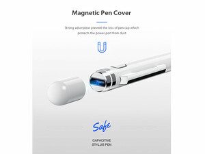 قلم نوری یوسامز مناسب برای آیپد USAMS US-ZB057 Active Touch Screen Capacitive Stylus Pen