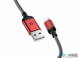 کابل لایتنینگ رقص نور راک Rock R6 Lightning Cable 1M