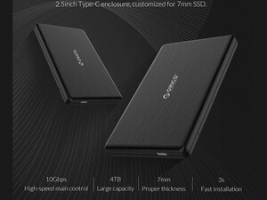باکس هارد درایو 2.5 اینچی اوریکو Orico 2578C3 2.5 inch Type-C Hard Drive Enclosure