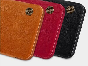 کیف چرمی نیلکین شیائومی Nillkin Qin Leather Case Xiaomi Poco 3X NFC