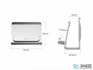 پایه نگهدارنده دیواری گوشی بیسوس Baseus Wall Mounted Metal Holder