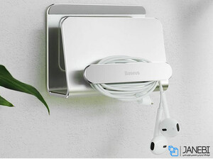 پایه نگهدارنده دیواری گوشی بیسوس Baseus Wall Mounted Metal Holder
