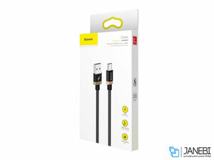 کابل تایپ سی سریع بیسوس Baseus Purple Gold Red Flash Type-C Cable 1m