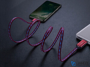 کابل بیسوس Baseus LED Glowing Lightning Data Cable 1m