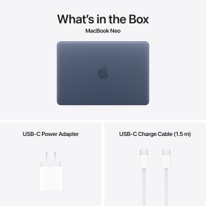 لپ تاپ 13 اینچی اپل مدل MacBook Neo LLA-A18 Pro-8GB Ram-256GB SSD