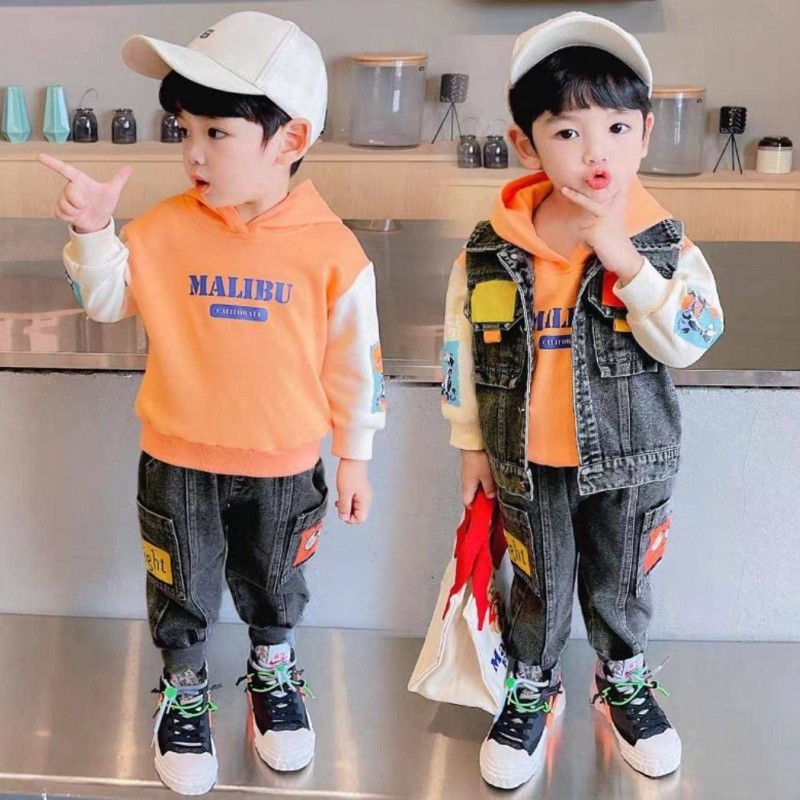 سه تیکه جین بچگانه وارداتی