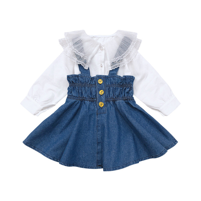 ست شومیز بیلر دامن یقه توری