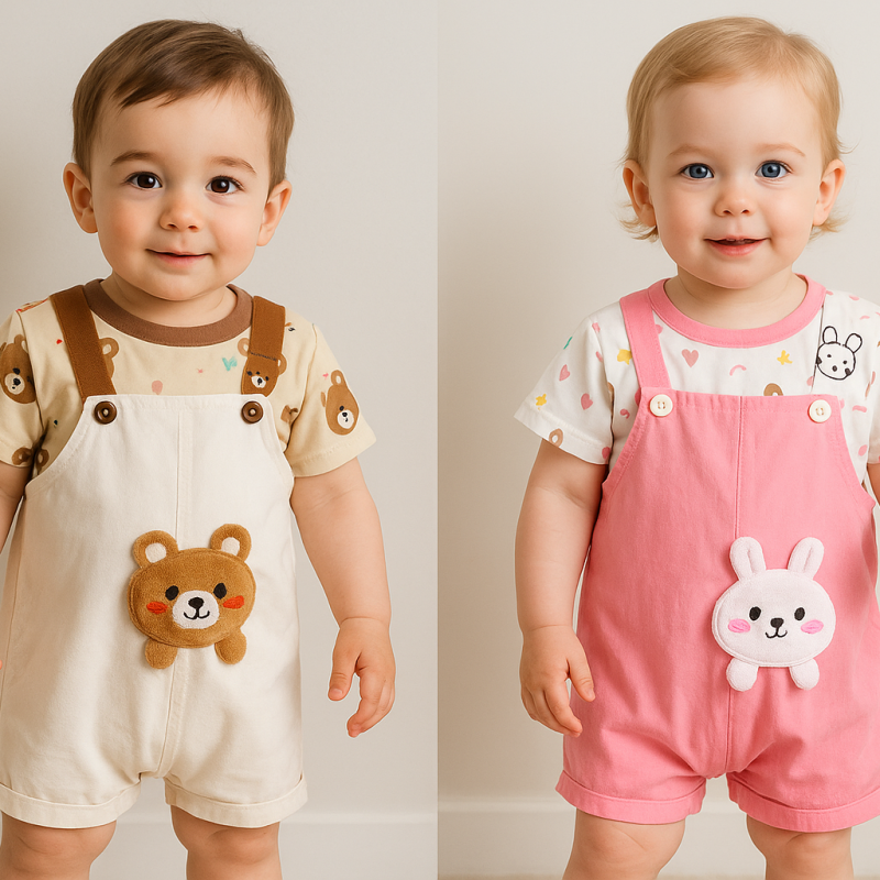 ست بیلر و تیشرت بچگانه وارداتی