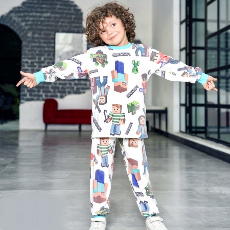 ست راحتی نخ پنبه درجه یک بچگانه