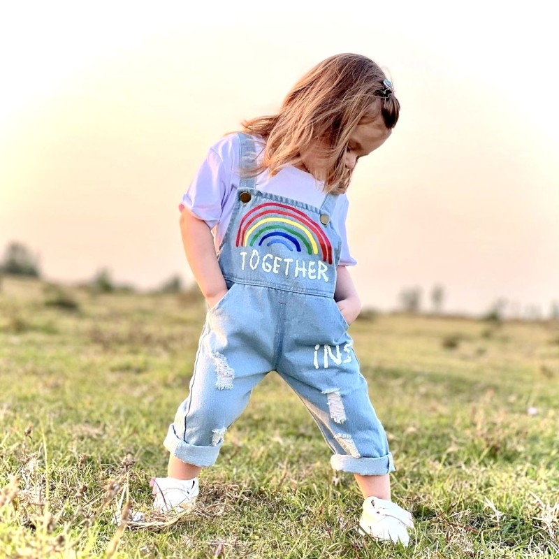 بیلرجین بچگانه رنگین کمون