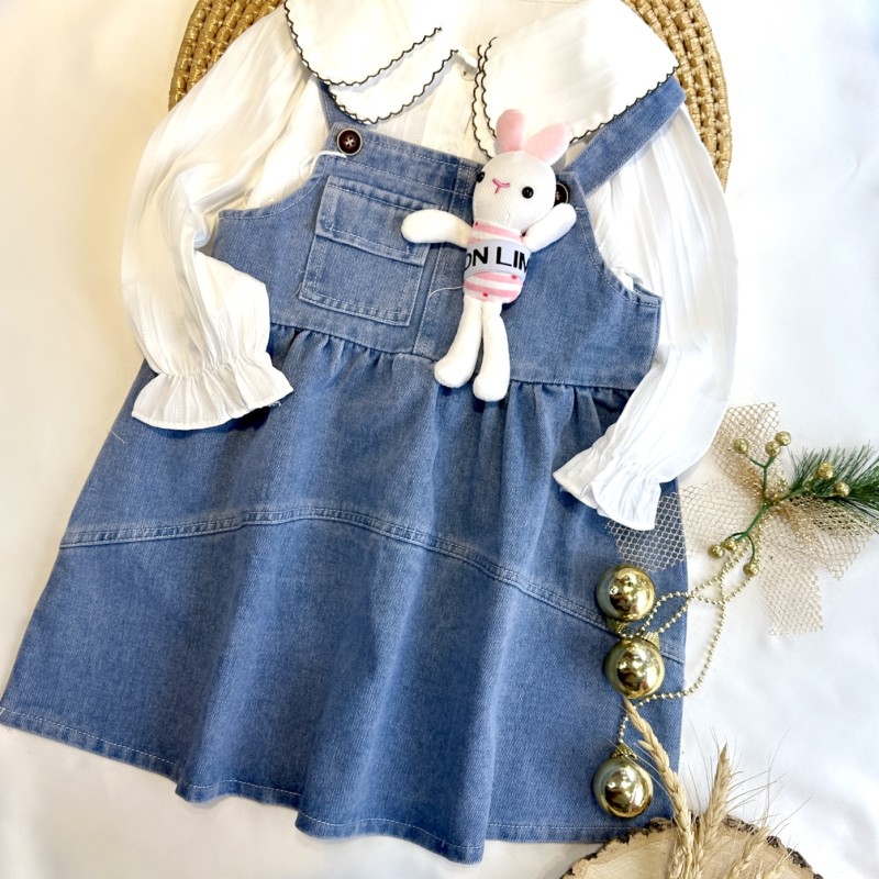 ست سارافون دامن  و بلیز واراداتی