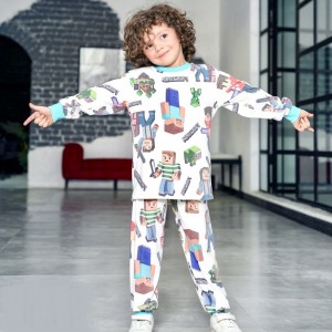 ست راحتی نخ پنبه درجه یک بچگانه