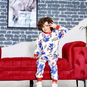 ست راحتی نخ پنبه درجه یک بچگانه