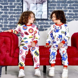 ست راحتی نخ پنبه درجه یک بچگانه