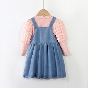 ست شومیز بیلر دامن بچگانه وارداتی