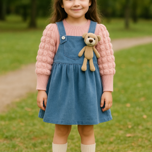 ست شومیز بیلر دامن بچگانه وارداتی