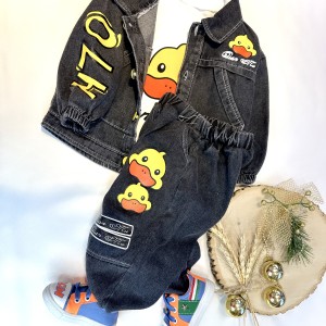 ست سه تیکه بچگانه جین وارداتی