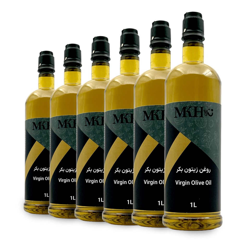 پک ۶ عددی روغن زیتون بکر یک لیتری