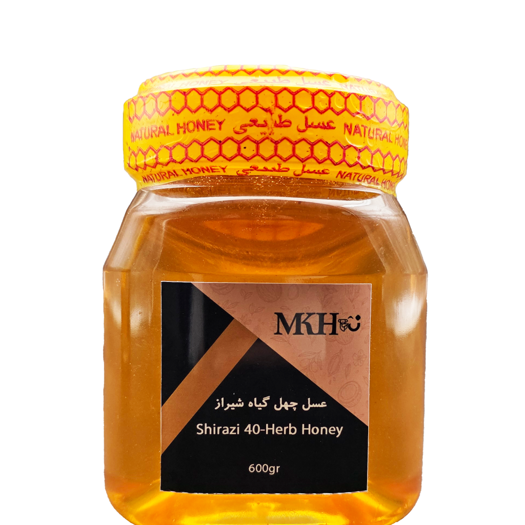 عسل طبیعی چهل گیاه شیراز ۶۰۰ گرمی