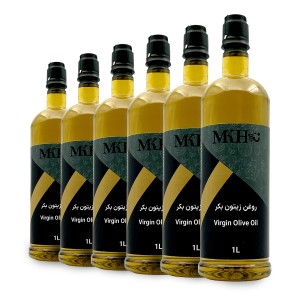 پک ۶ عددی روغن زیتون بکر یک لیتری