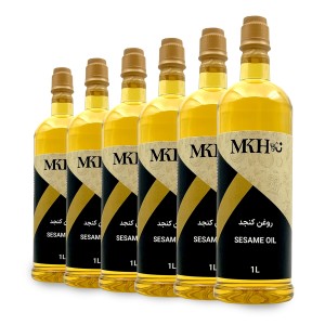 پک ۶ عددی روغن کنجد یک لیتری