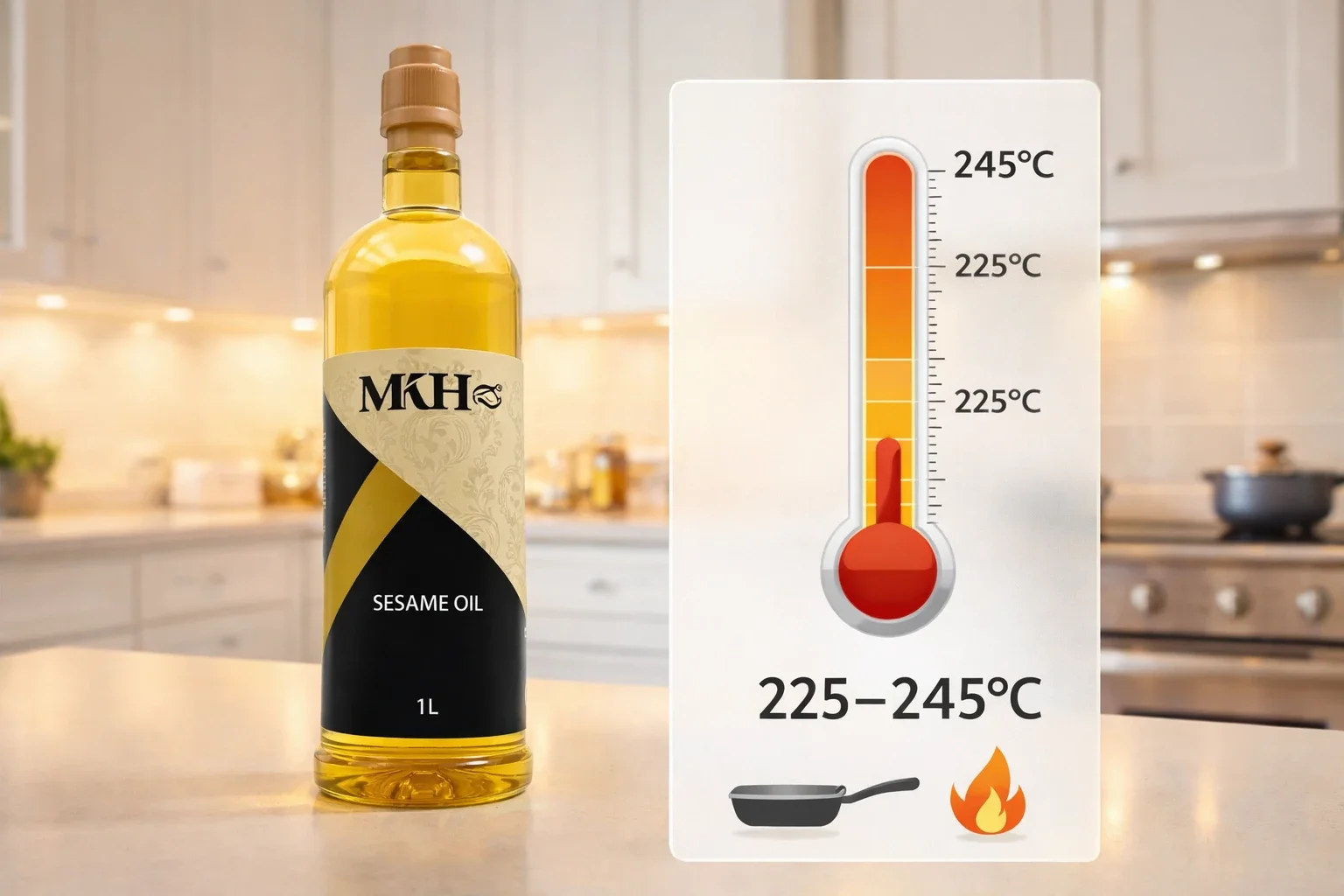 استفاده از روغن کنجد برای سرخ&zwnj;کردن سالم در آشپزی خانگی