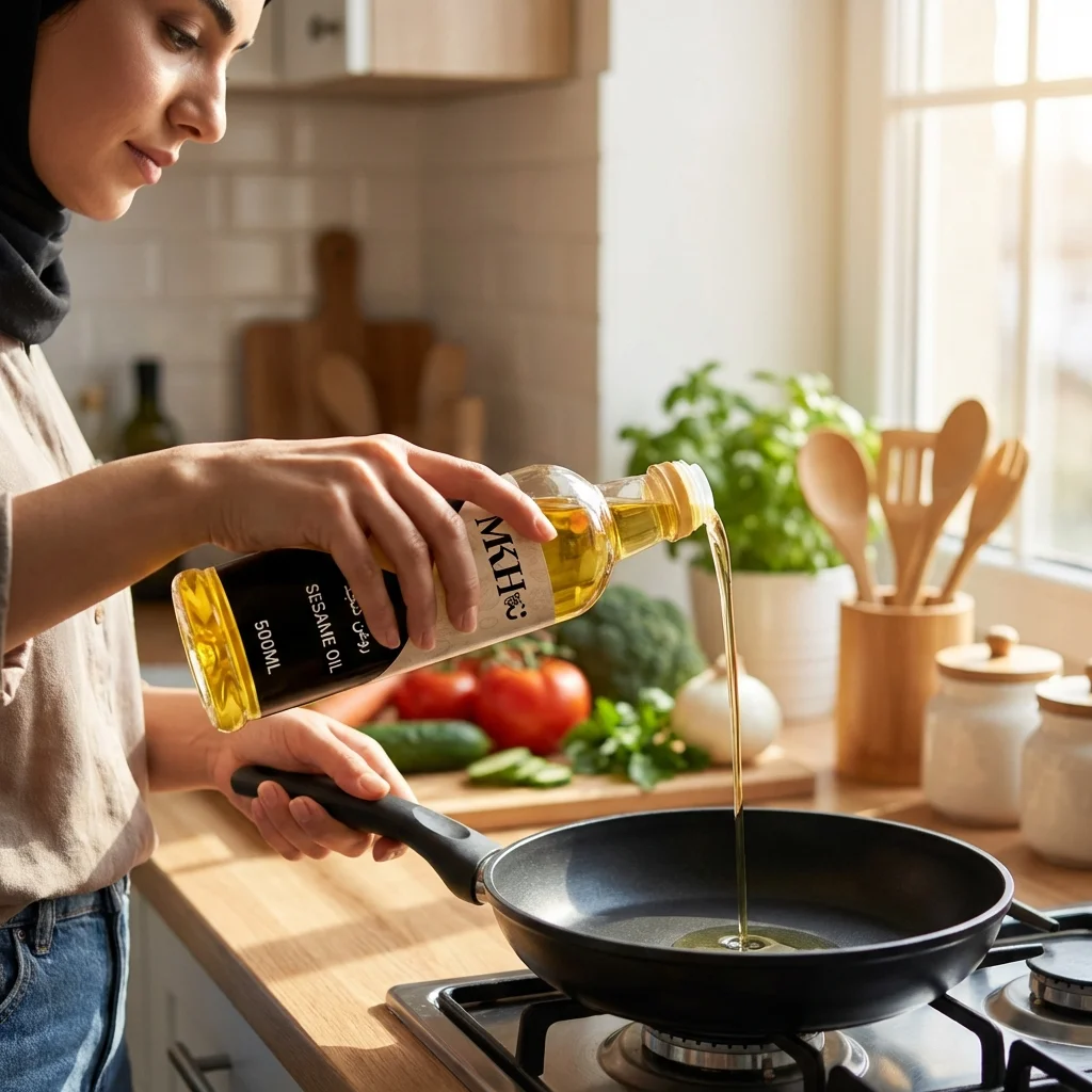 بافت و غلظت روغن کنجد اصل