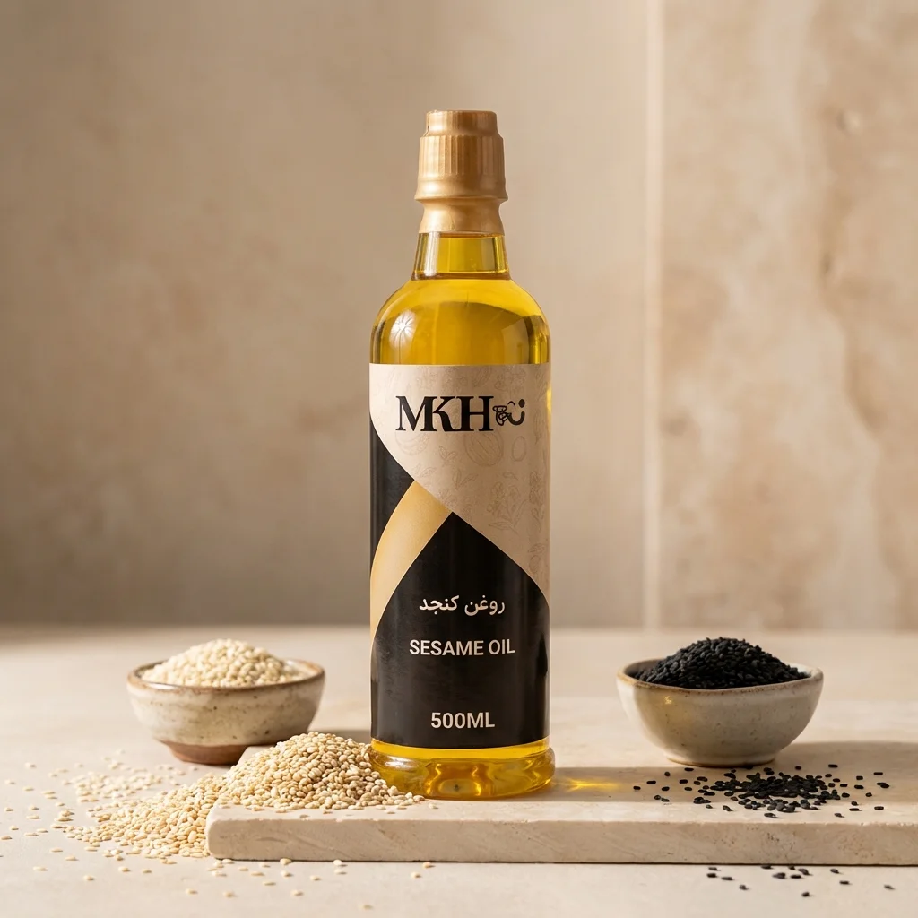 ته&zwnj;نشینی روغن کنجد اصل