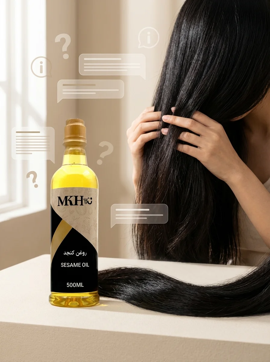سوالات متداول درباره روغن کنجد برای مو