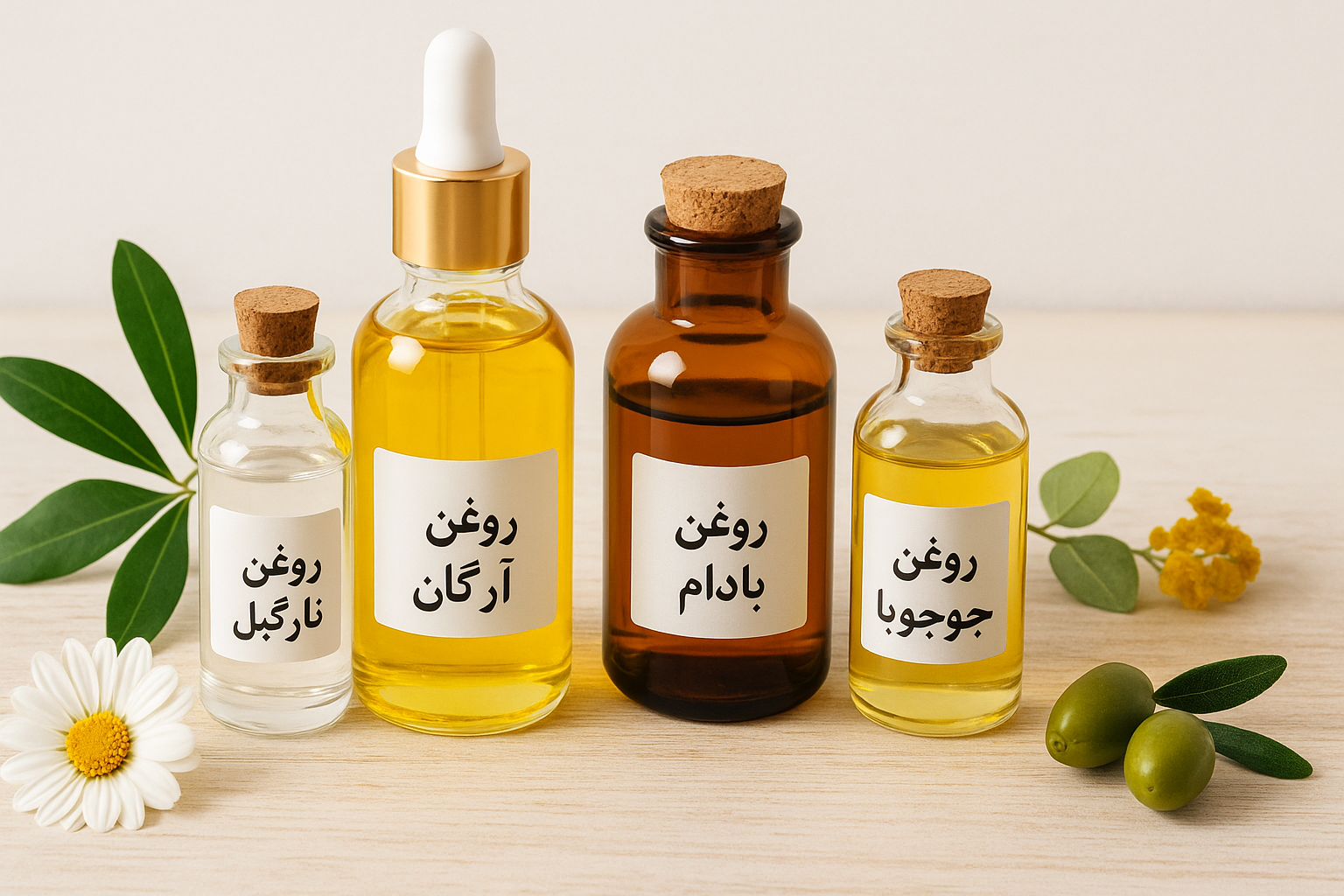 روغن های ارگانیک زیبایی