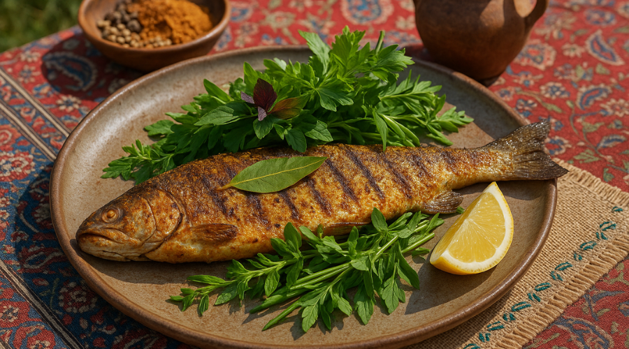طبخ ماهی 