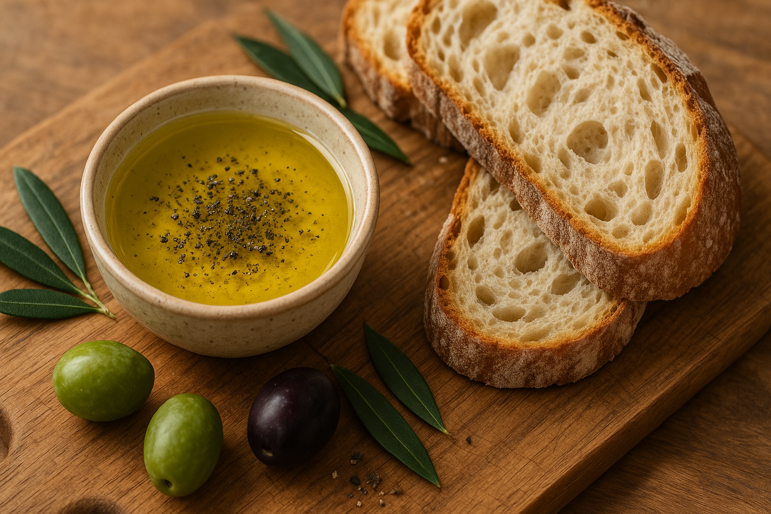 صبحانه با روغن زیتون