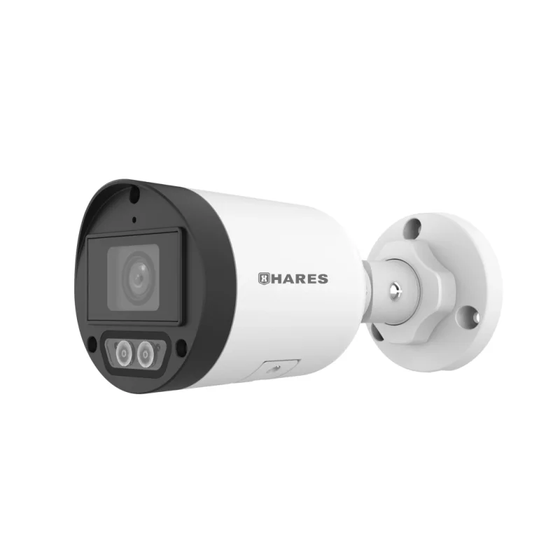 دوربین مداربسته تحت شبکه حارس مدل HS-IPC-E1F4D-IL/R، چهار مگاپیکسل ColorHunter بولت با نور دوگانه
