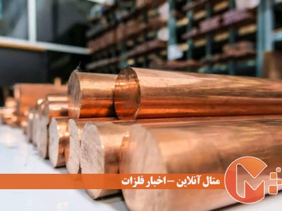 قیمت مس بعد از هفته‌ها اوج گرفت