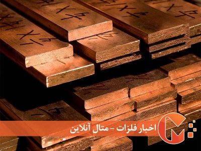 کاهش ۵۵ دلاری مس