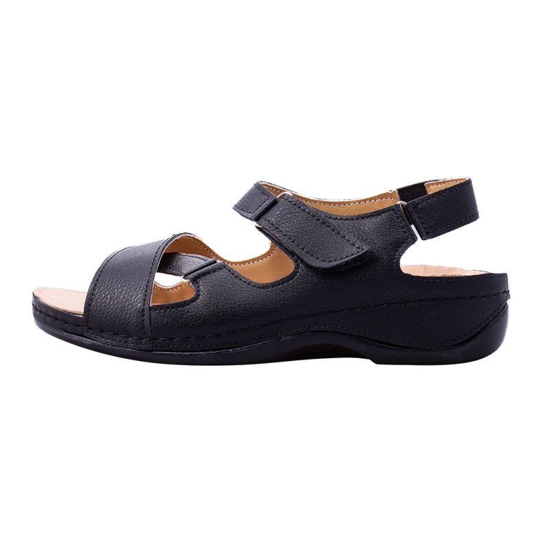 صندل تابستانه طبی رکابدار زنانه دکتر فام مدل گلسا