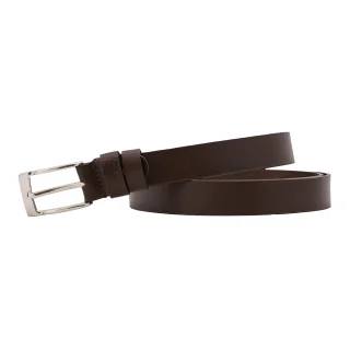 کمربند چرم طبیعی زنانه کد ZT1 رنگ قهوه ای