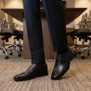 کفش مجلسی مردانه چرم نادر مدل کلاسیک گلدار