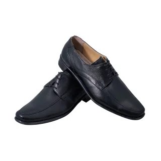 نمای جلوی کفش چرم طبیعی مردانه مدل نارین