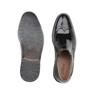 کفش مجلسی مردانه هشترک نادر مدل سفیر کشدار ورنی کد 319