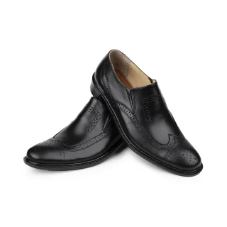 کفش مجلسی مردانه هشترک نادر مدل سفیر کشدار مشکی مات کد 311