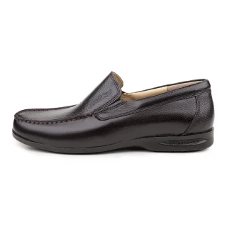 کفش طبی مردانه چرم نادر مدل نام‌آور کد 288