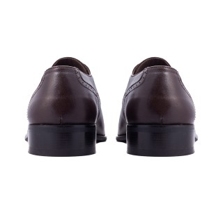 کفش مجلسی مردانه بونتی مدل کلاسیک سرپنجه رنگ قهوه ای