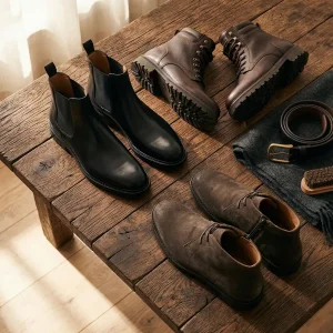 بوت و نیم بوت مردانه: چرم اصل، راحتی طبی