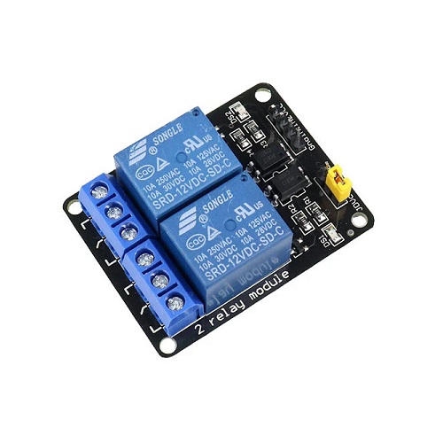 ماژول رله 2 کاناله 12 ولت