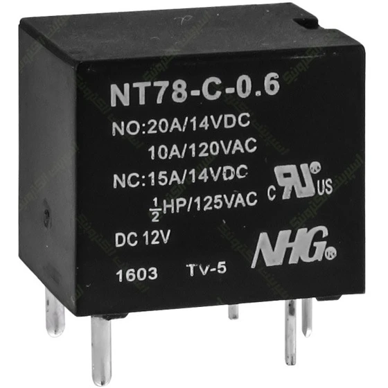 رله 12 ولت بچه میلون NHG-NT78